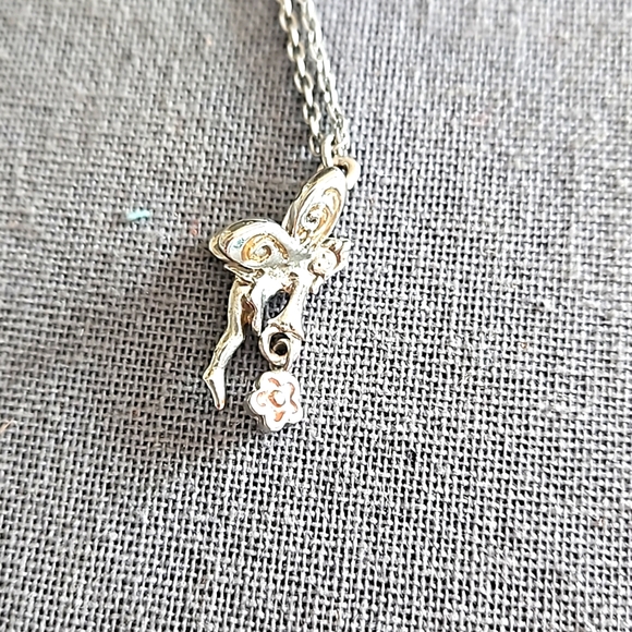 Lot of 5 dainty necklaces butterflies fairy crystals chains EUC - Picture 7 of 10